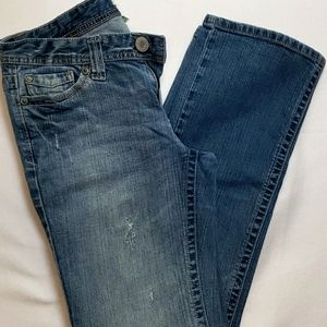 Aeropostale Chelsea Bootcut Distressed Jeans Size:9/10 Regular